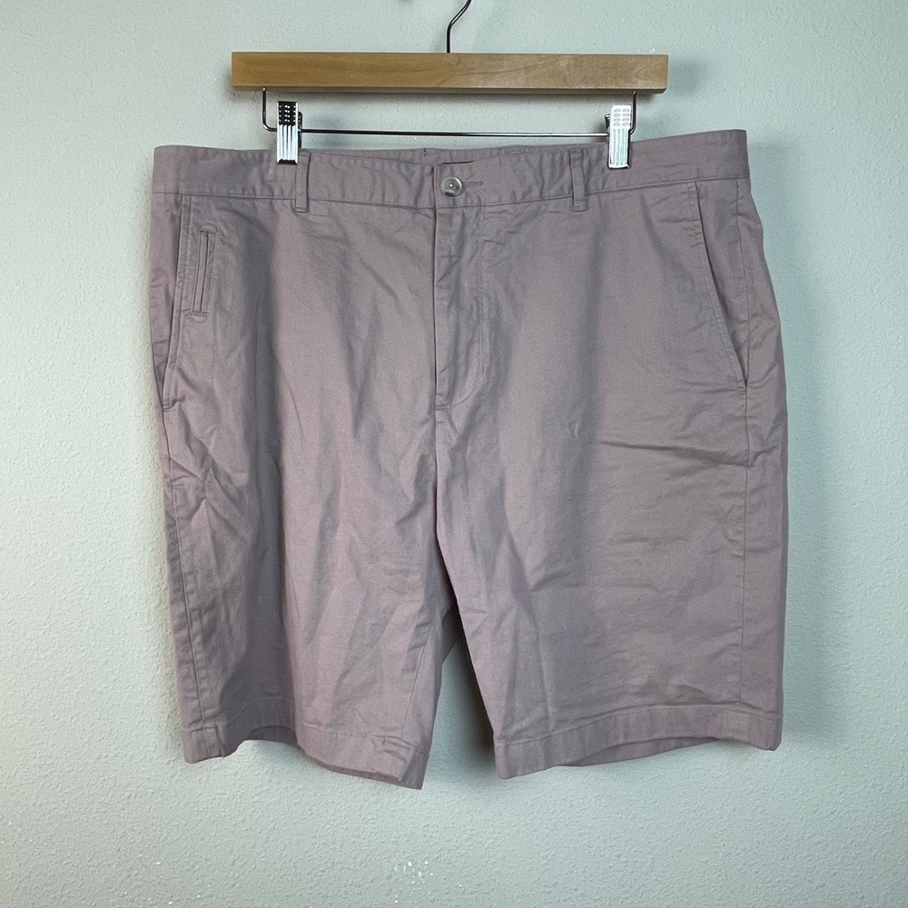 VINCE Slim Fit‎ Griffith Mens Shorts Size 38 Dusty Rose Cotton Blend